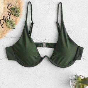 ZAFUL Plunge Underwire Bikini Top — BRAND NEW